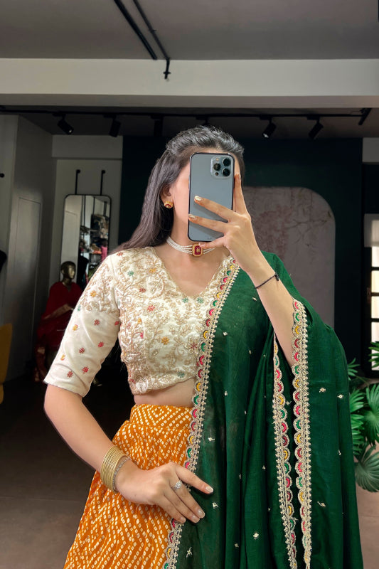 Wedding Garba Lehenga