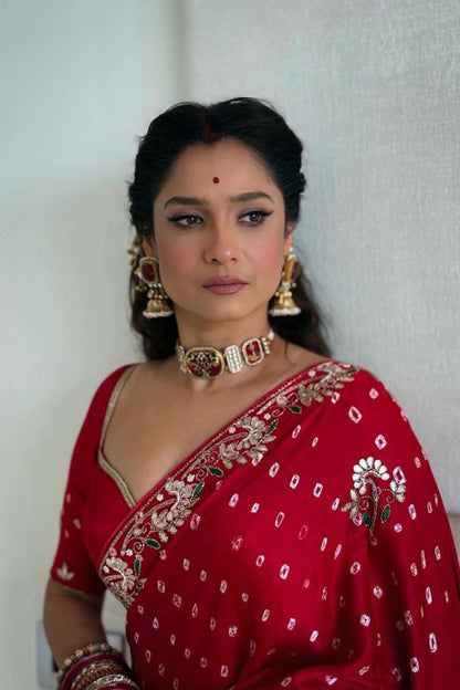 Ek Dani Bandhani  Saree