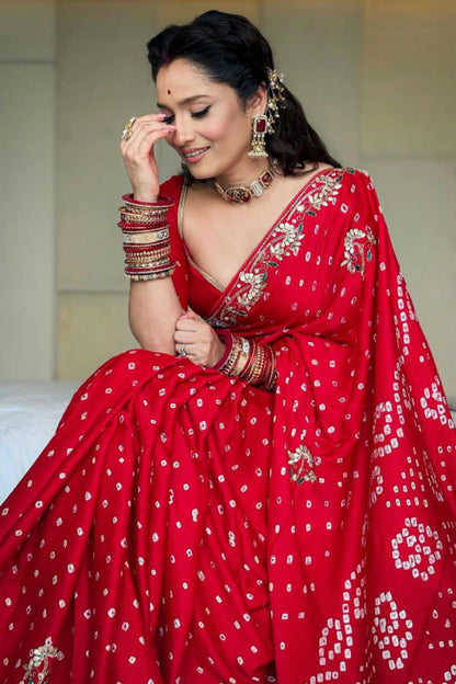 Ek Dani Bandhani  Saree
