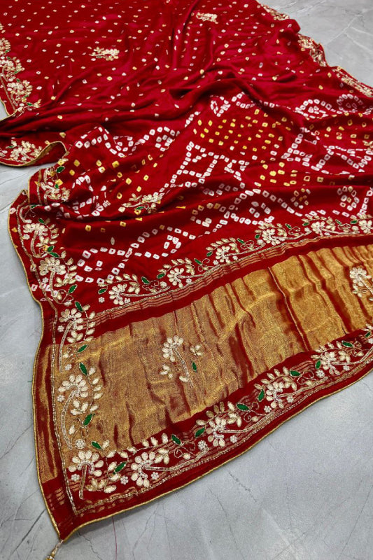 Ek Dani Bandhani  Saree