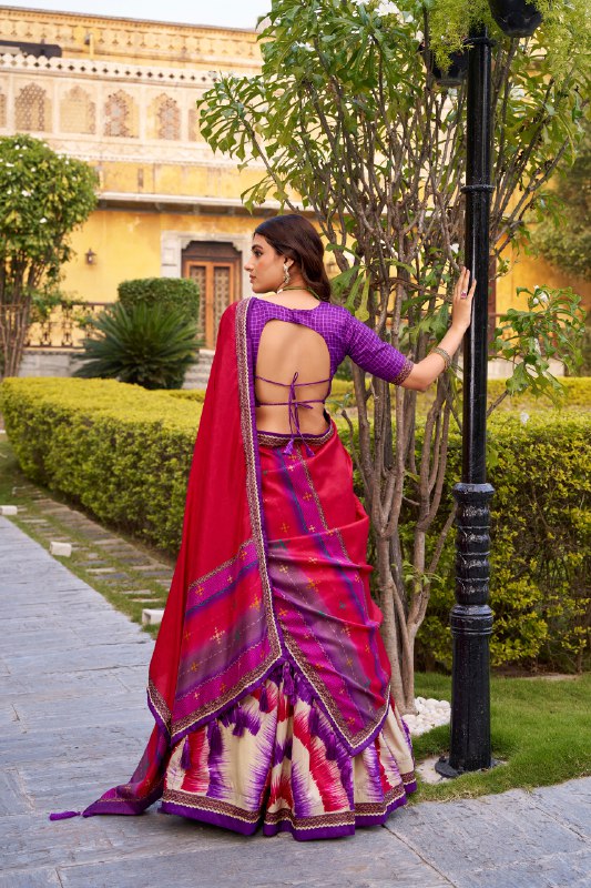 Tasar Silk Lehenga Choli