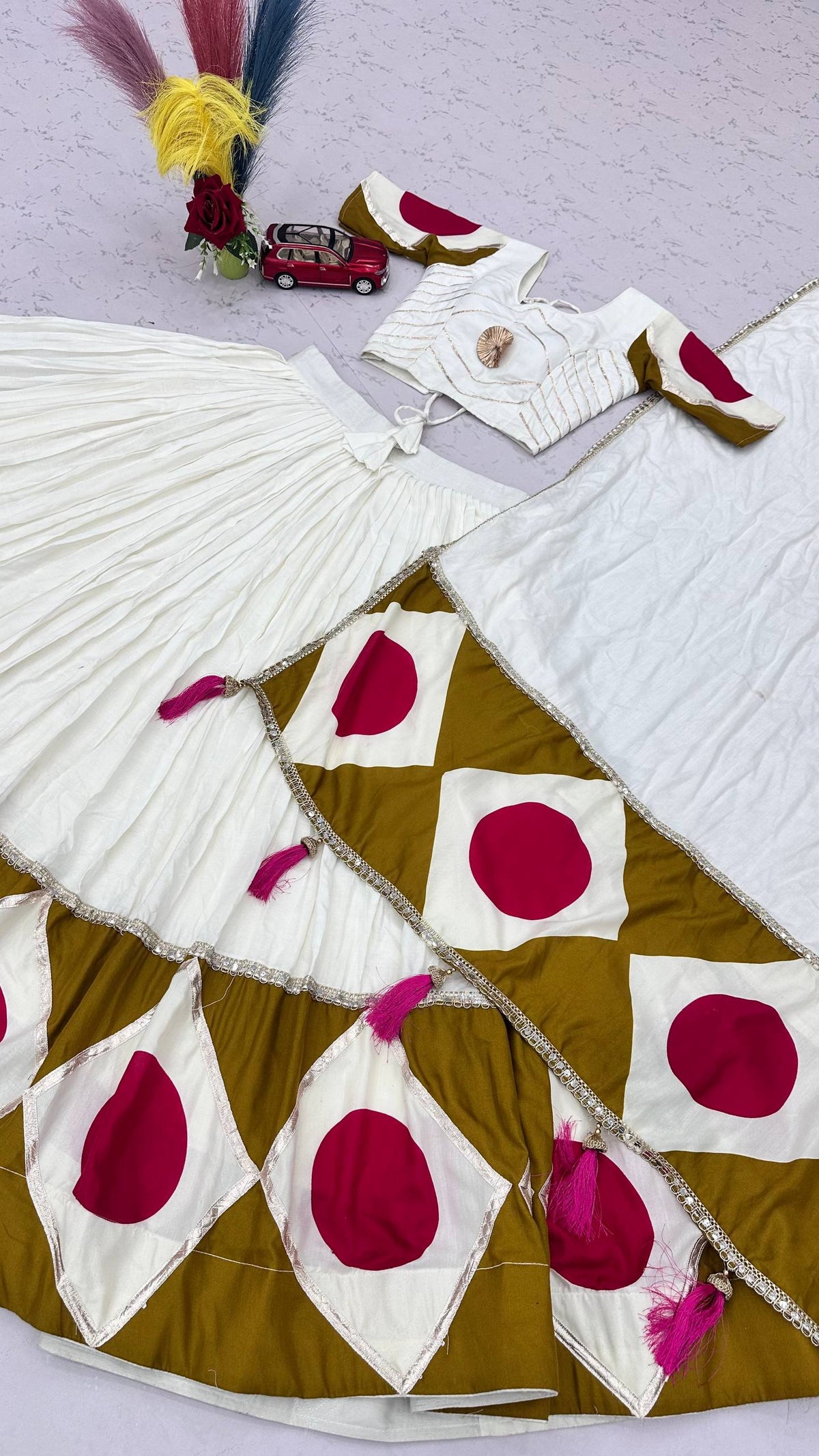 Cotton Navratri Cholis