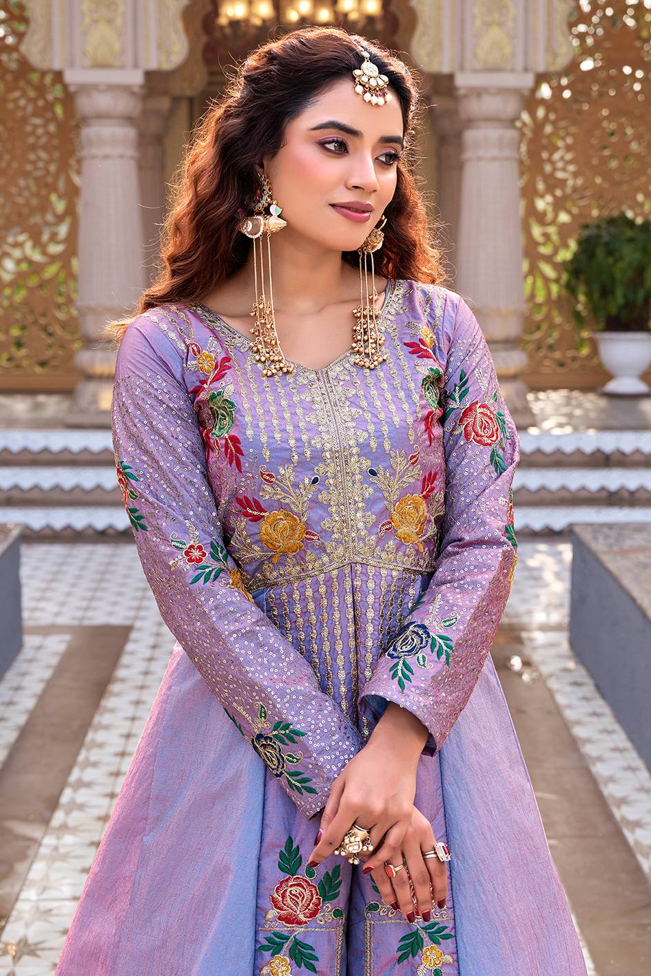 New Designer Long Top with Lehenga