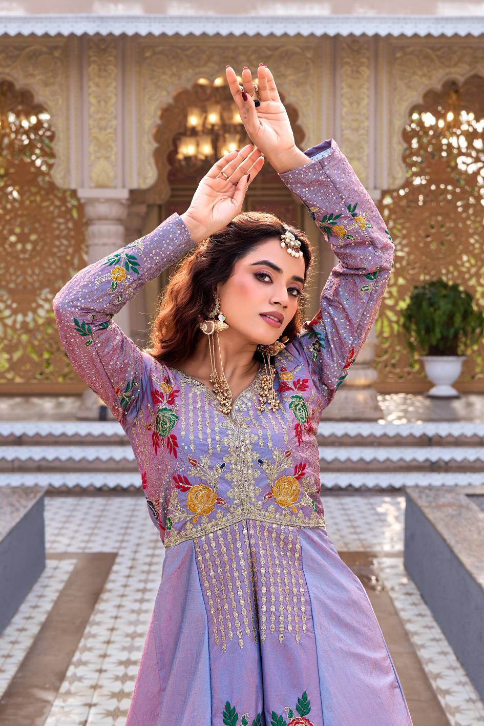 New Designer Long Top with Lehenga