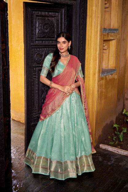South Indian Style Lehenga Choli