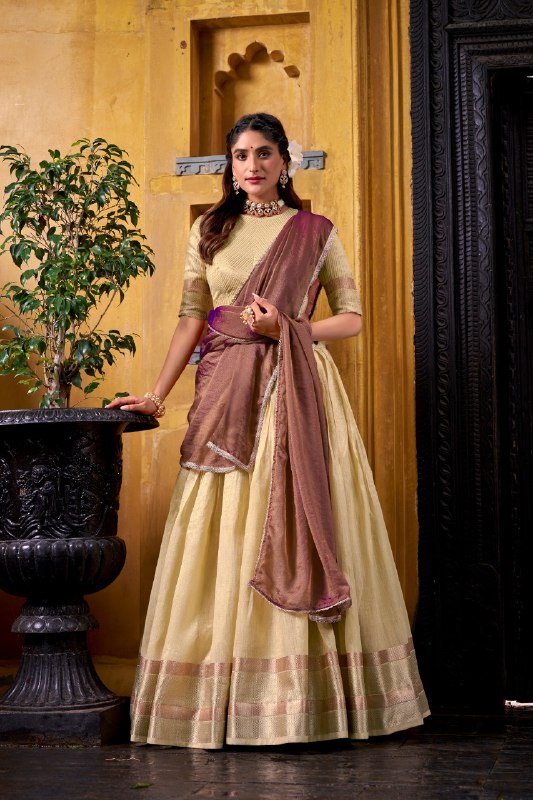 South Indian Style Lehenga Choli