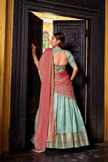 South Indian Style Lehenga Choli