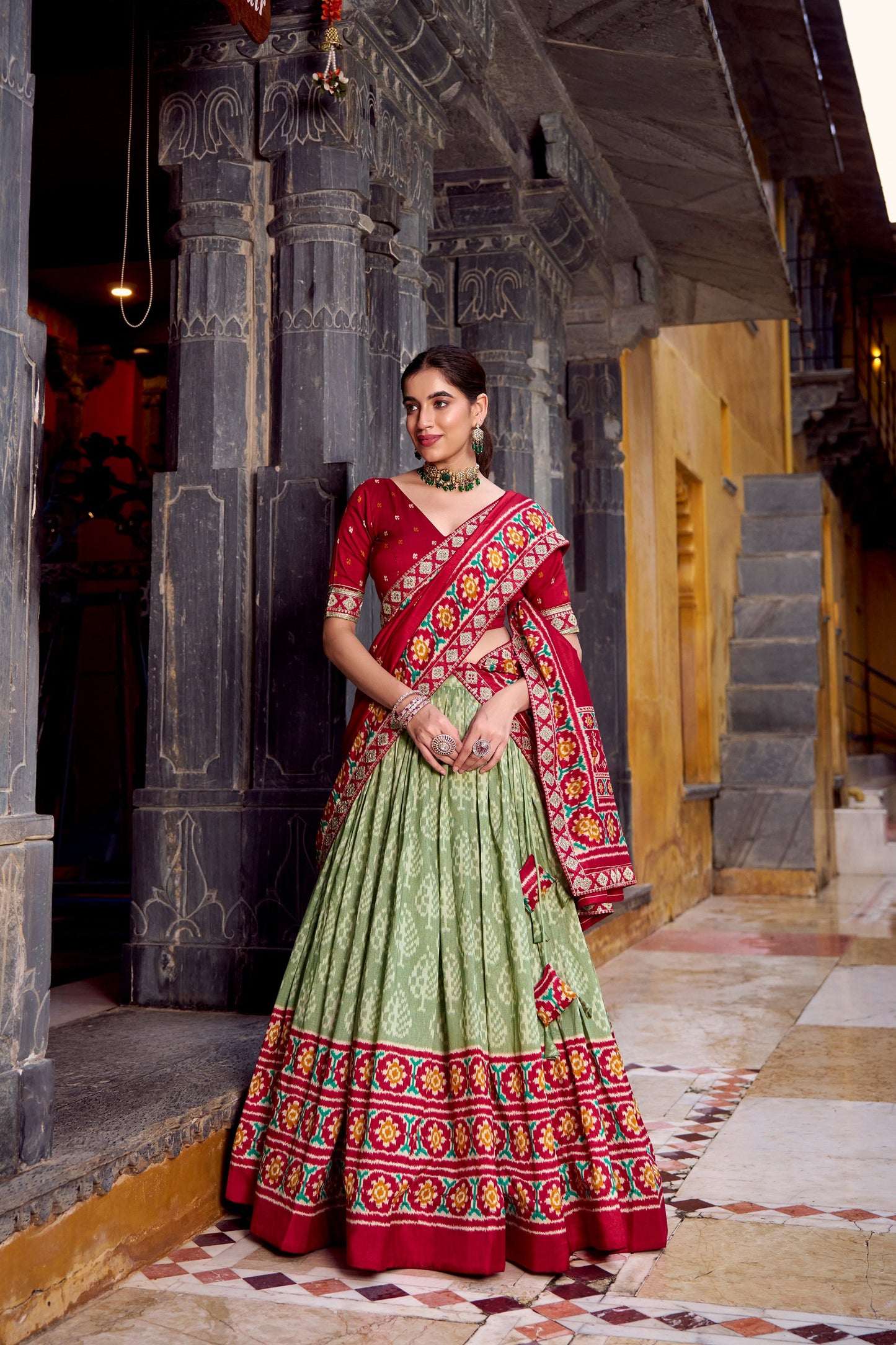 Tassar Silk Chaniya Choli