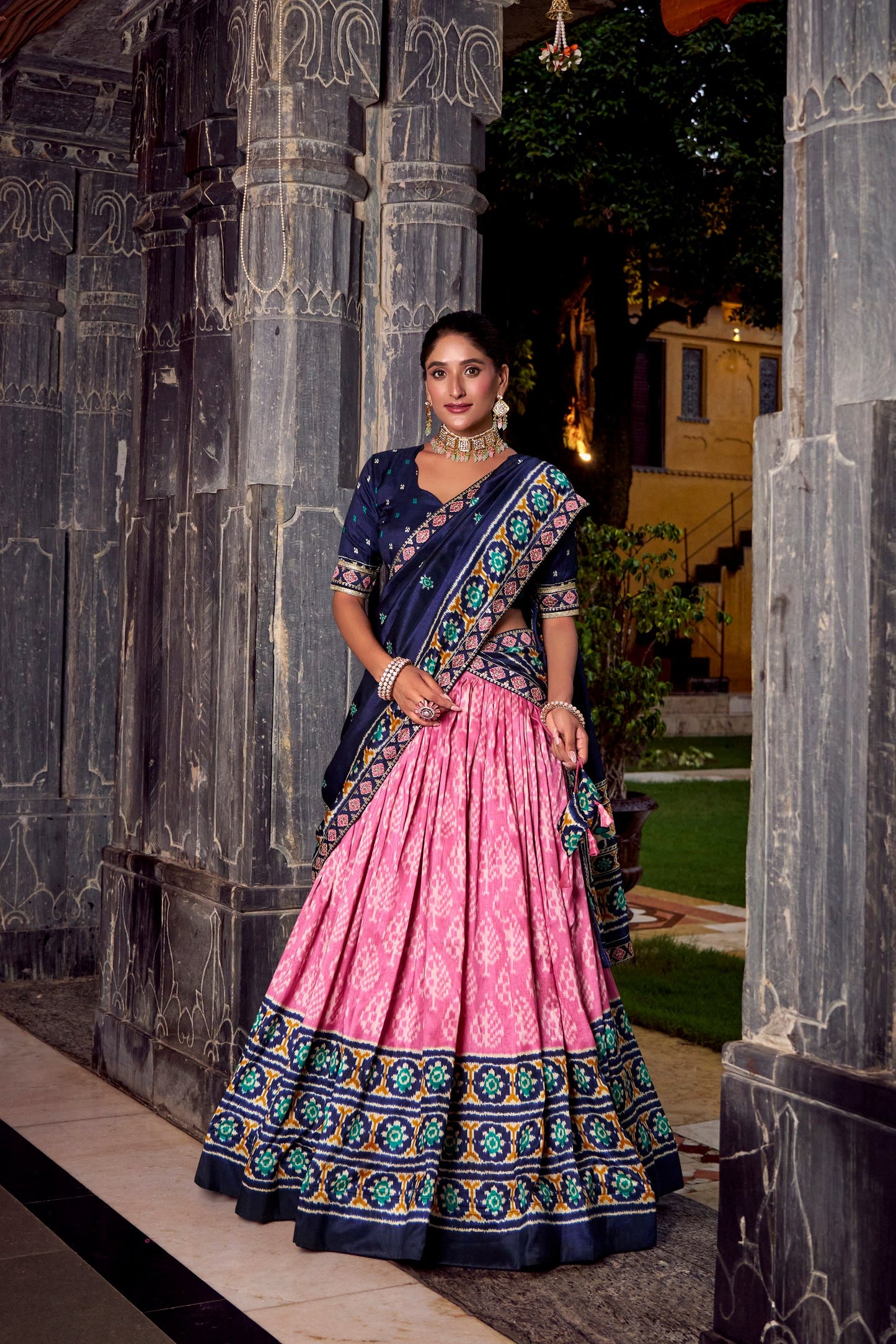 Tassar Silk Chaniya Choli