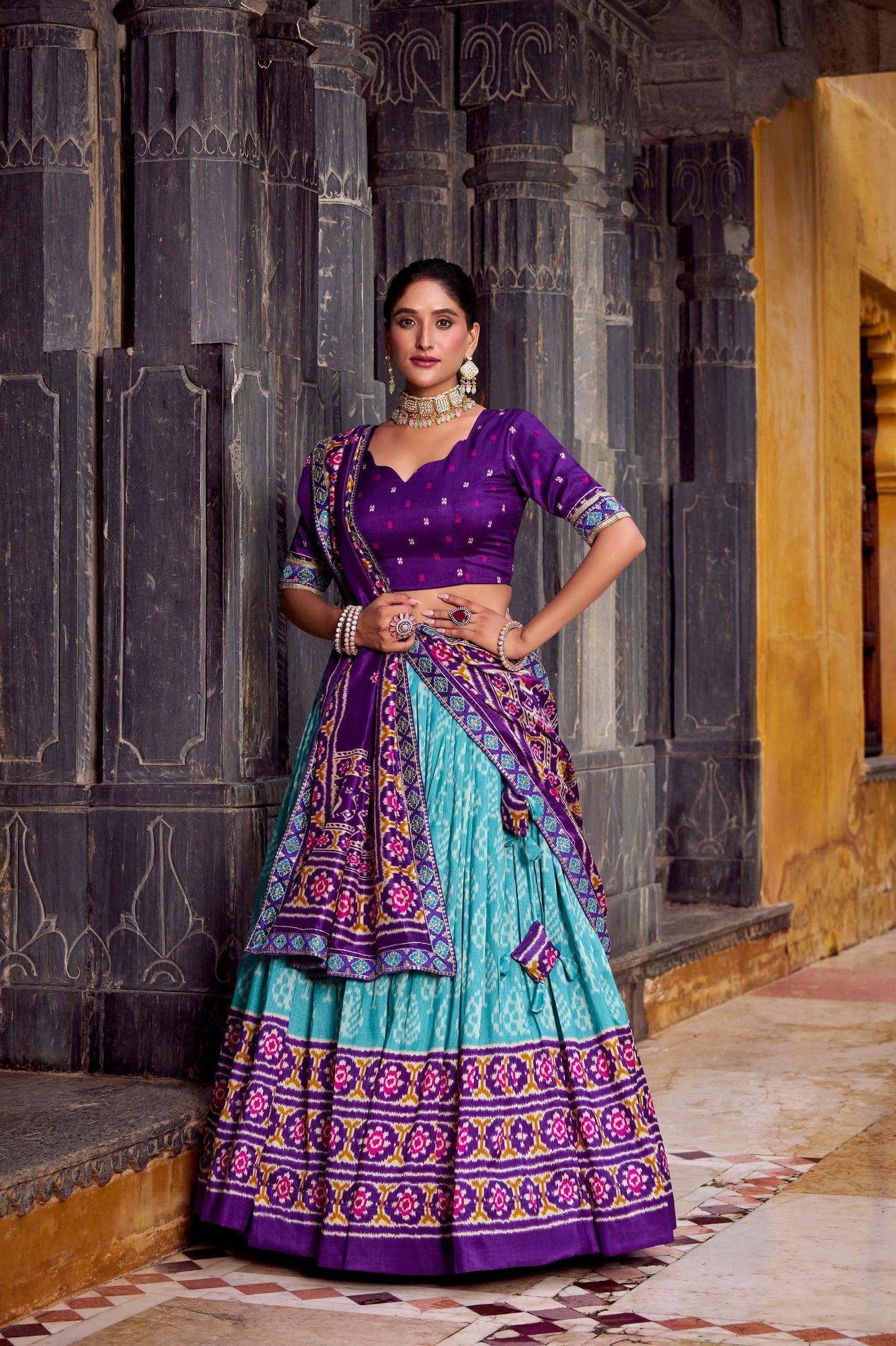 Tassar Silk Chaniya Choli