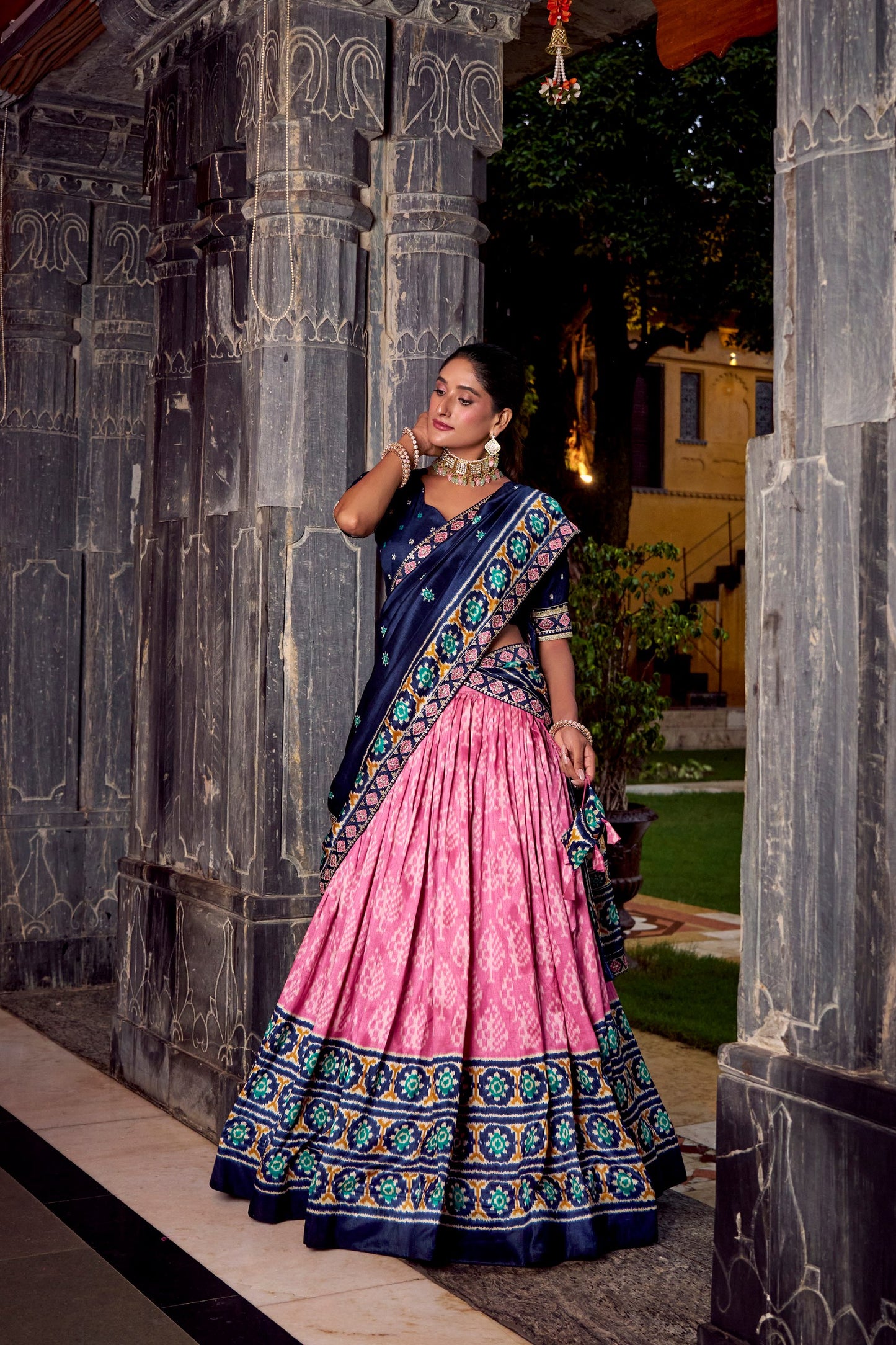 Tassar Silk Chaniya Choli