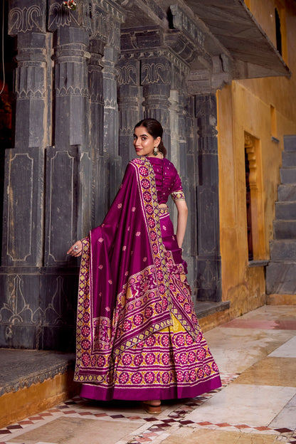 Tassar Silk Chaniya Choli