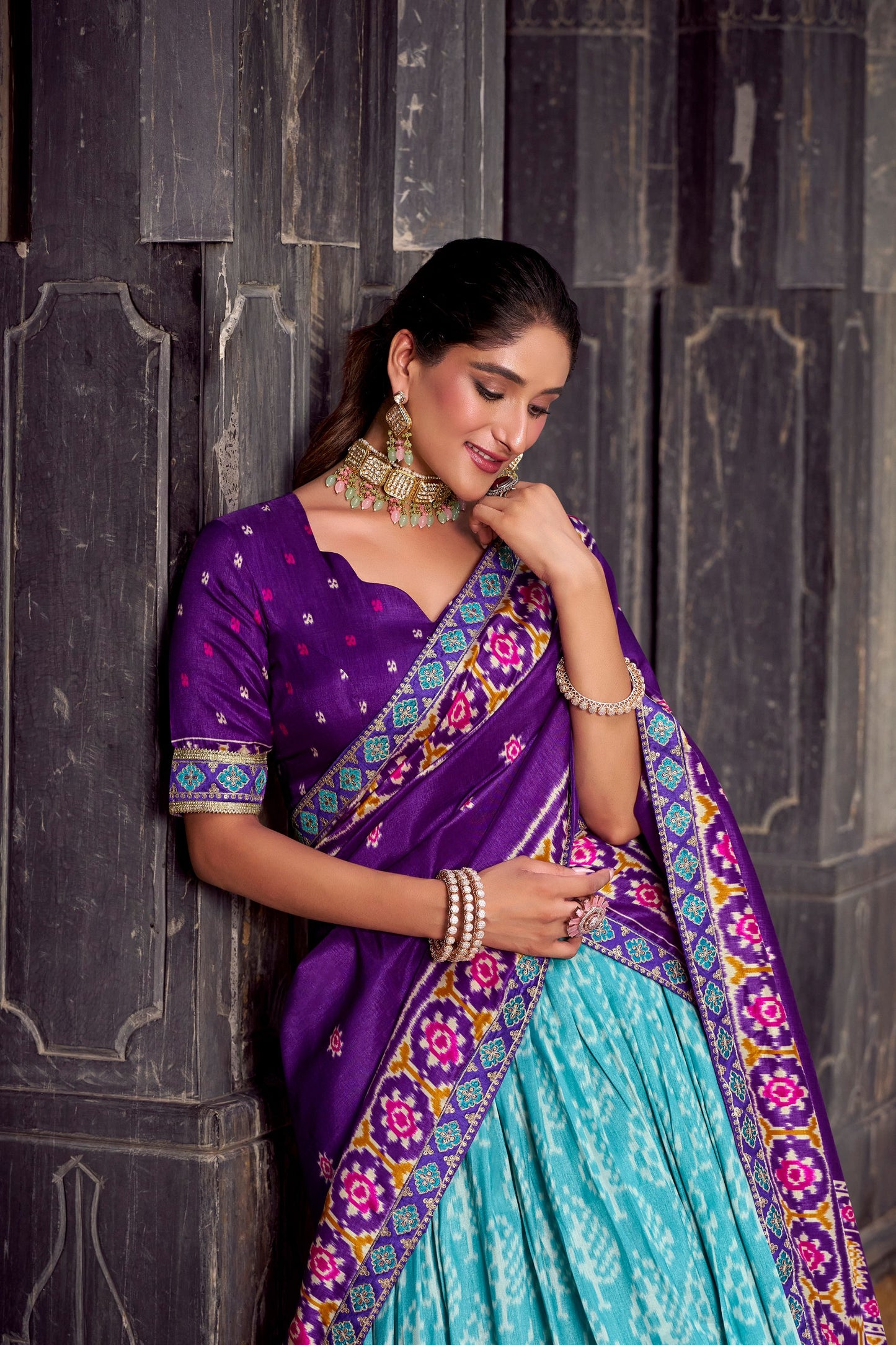 Tassar Silk Chaniya Choli