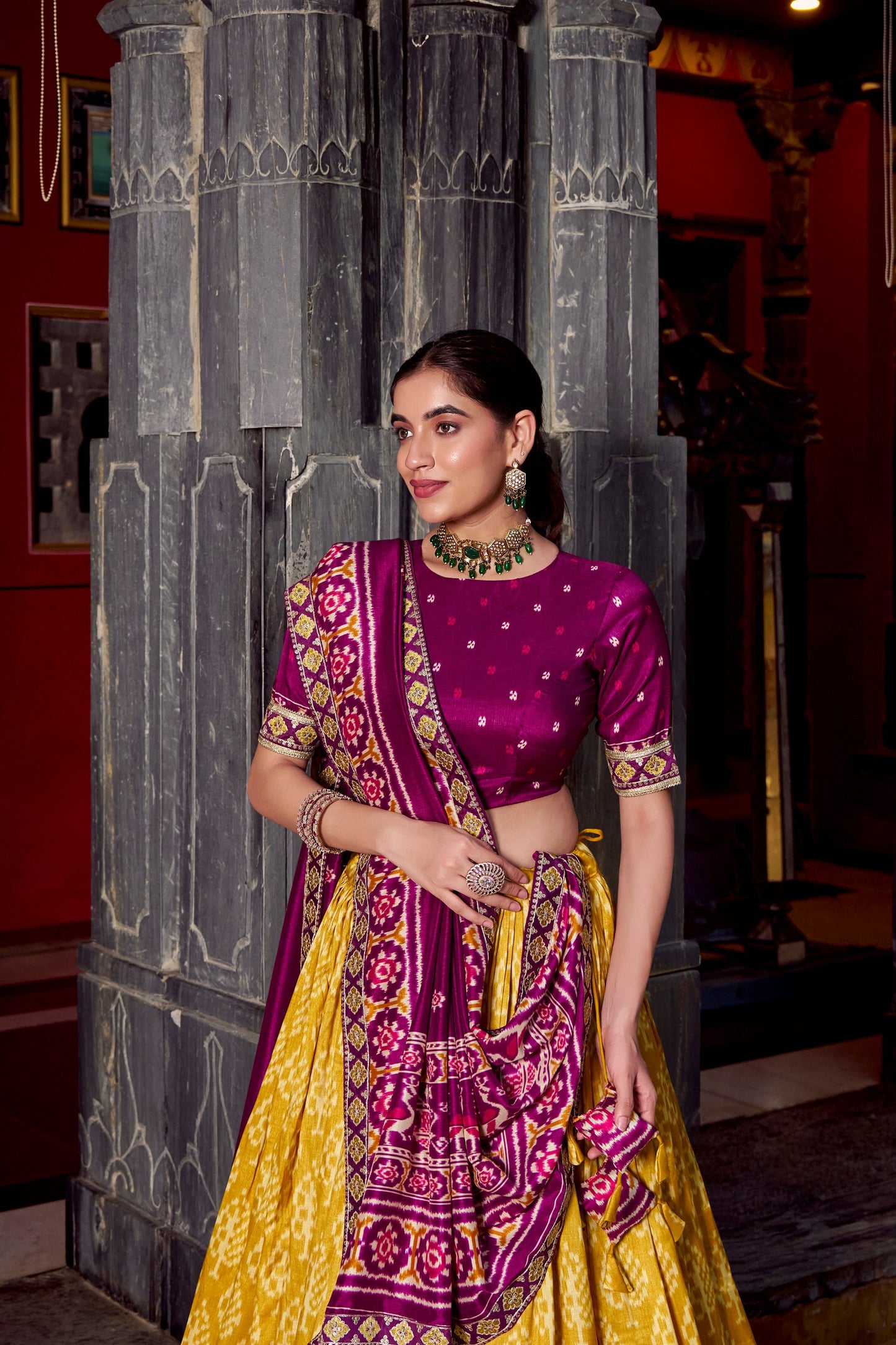 Tassar Silk Chaniya Choli