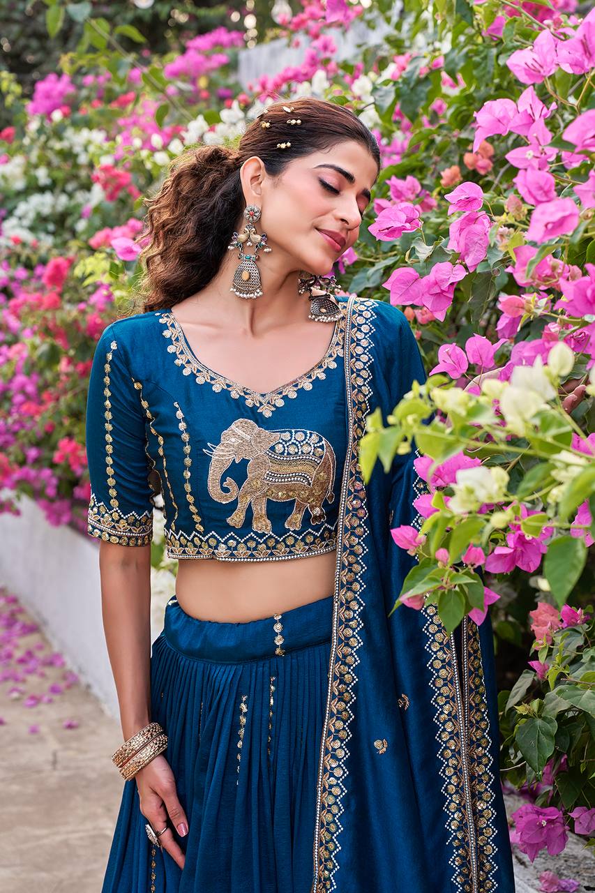 Vichitra Silk Wedding Choli