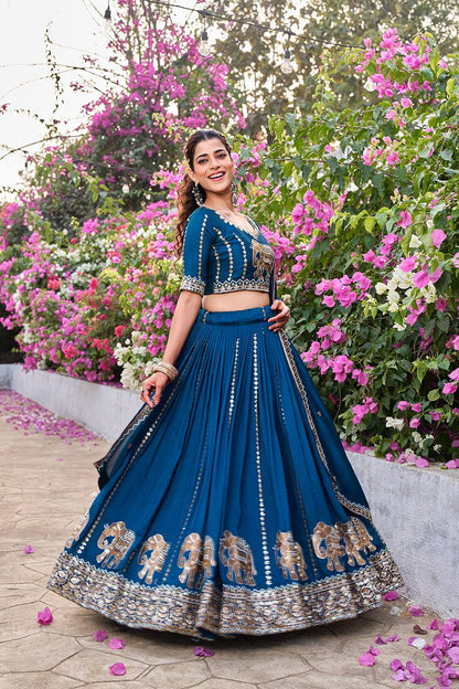 Vichitra Silk Wedding Choli