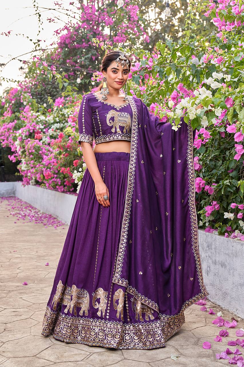Vichitra Silk Wedding Choli