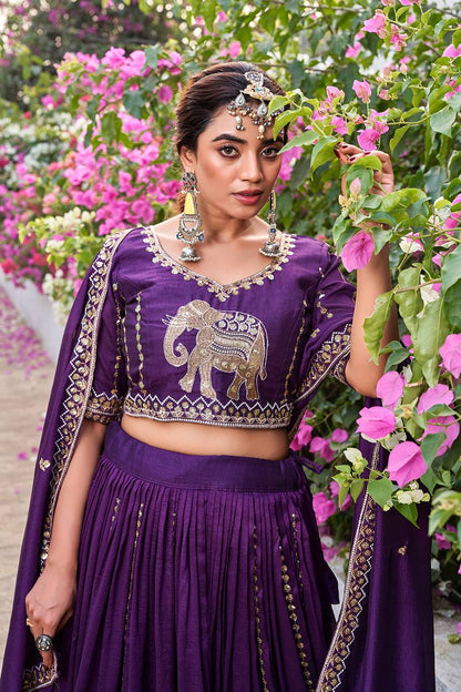Vichitra Silk Wedding Choli