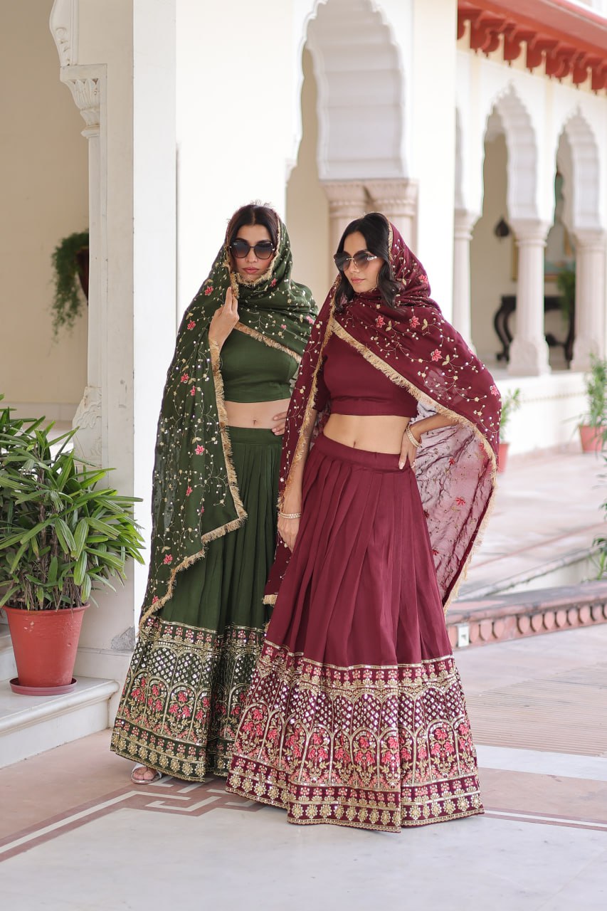 Vichitra Silk Wedding Choli