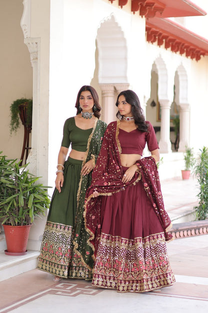 Vichitra Silk Wedding Choli