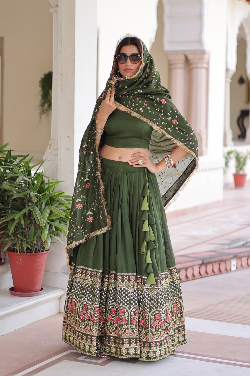 Vichitra Silk Wedding Choli