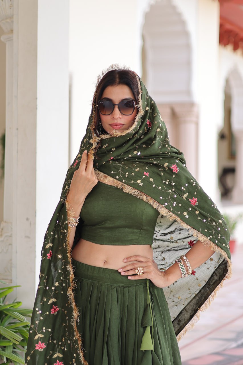 Vichitra Silk Wedding Choli