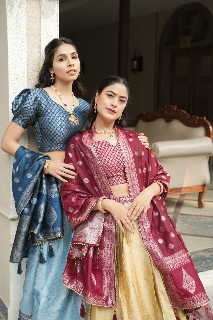 Silk Pattu  Lehenga Choli