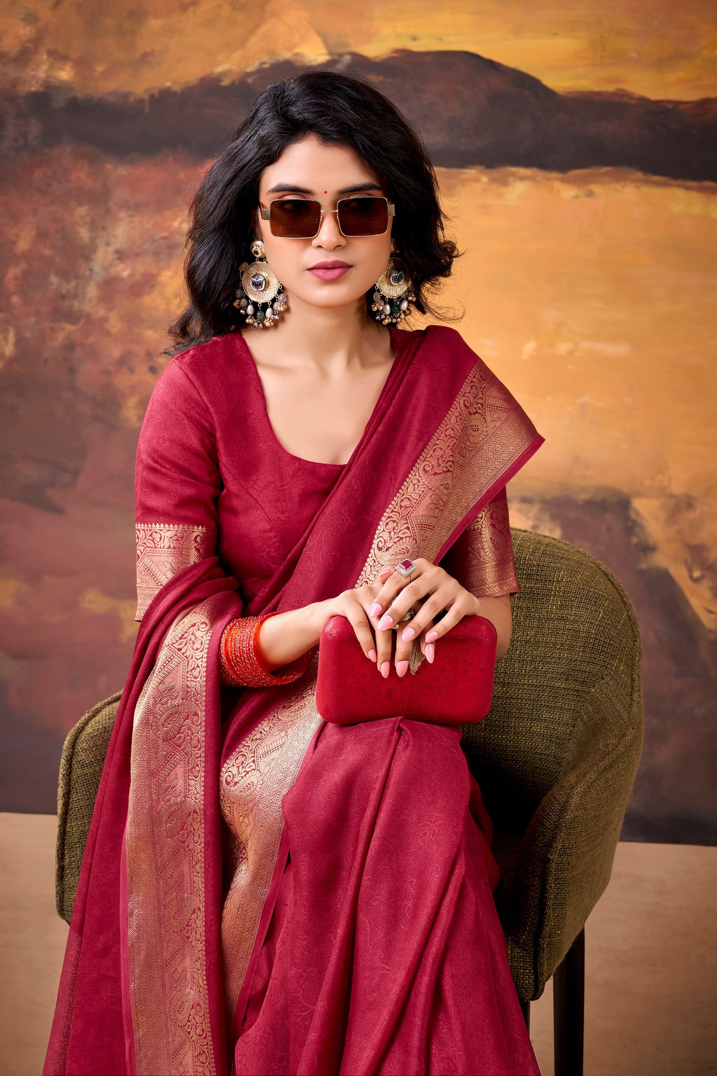 Lightweight Mass Mello Saree
