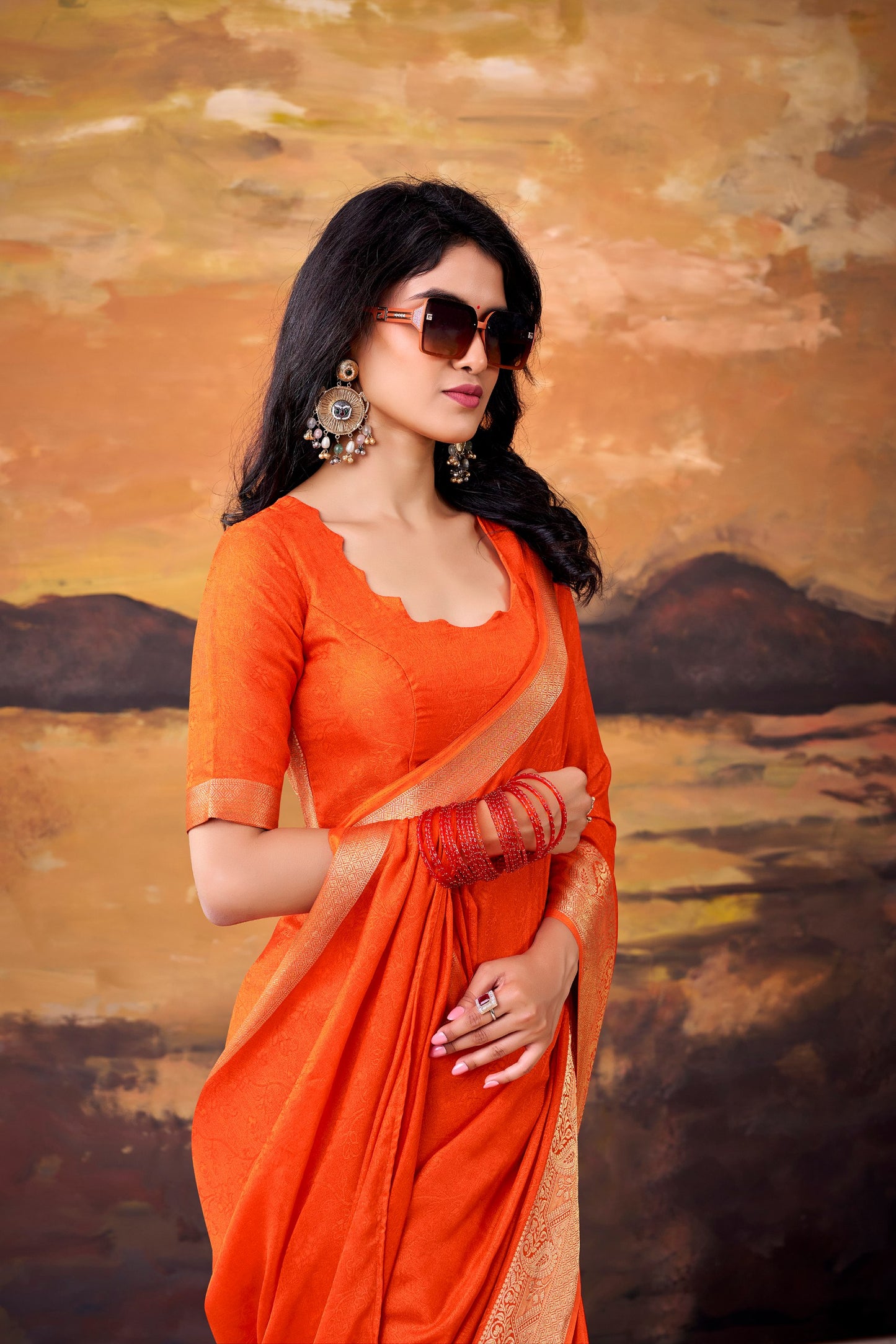 Lightweight Mass Mello Saree