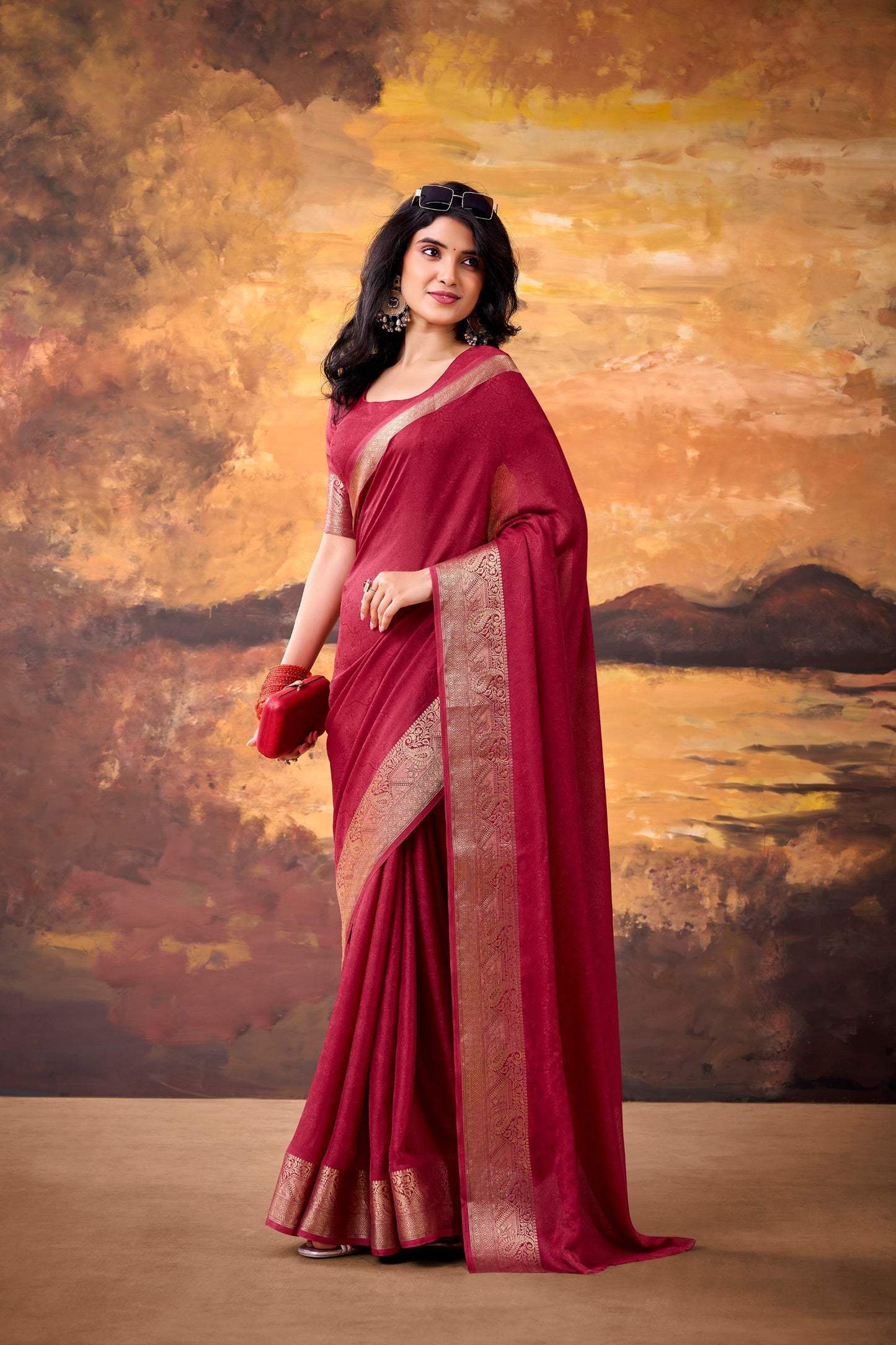 Lightweight Mass Mello Saree