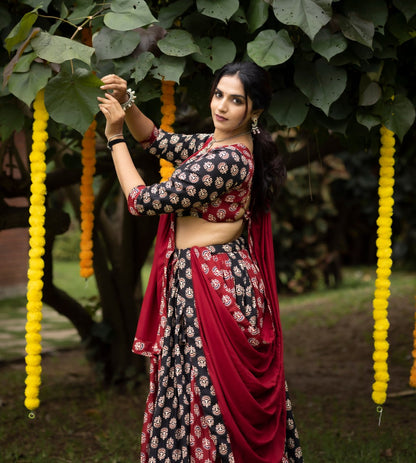 Traditional Ajarakh Prints | Navratri Chaniya Choli