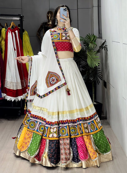 Ethnic Chaniya Choli With Fancy Top Dupatta | Navratri