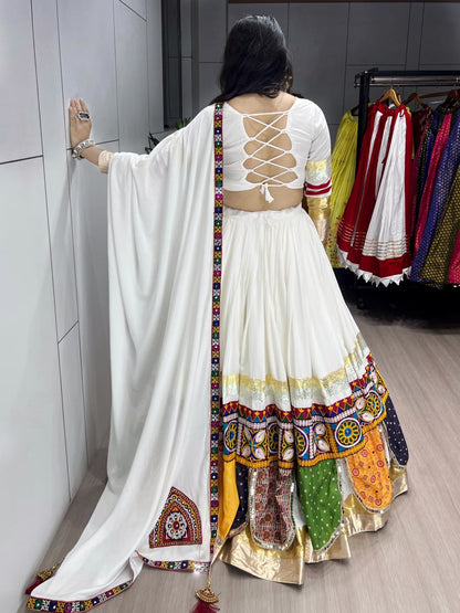 Ethnic Chaniya Choli With Fancy Top Dupatta | Navratri