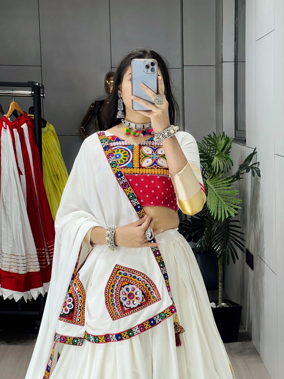 Ethnic Chaniya Choli With Fancy Top Dupatta | Navratri