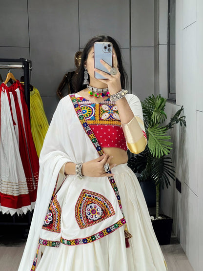 Ethnic Chaniya Choli With Fancy Top Dupatta | Navratri