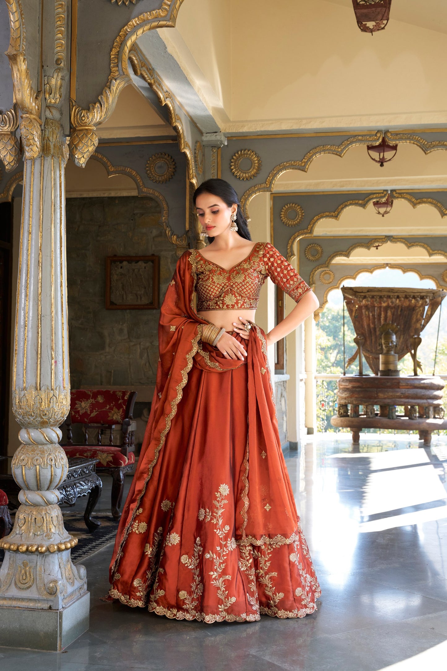 Wedding Special Lehenga | Rangoli Silk