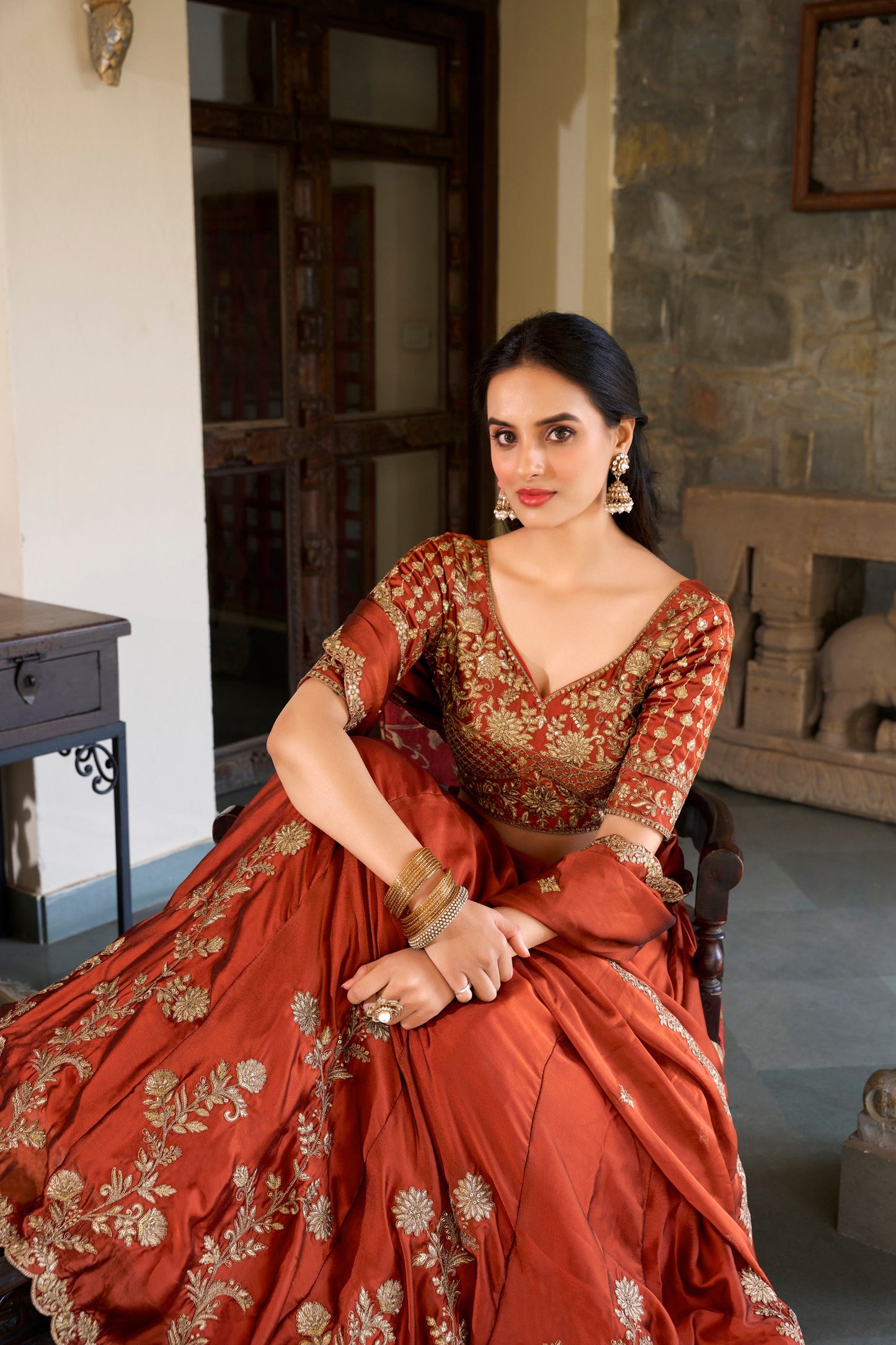 Wedding Special Lehenga | Rangoli Silk