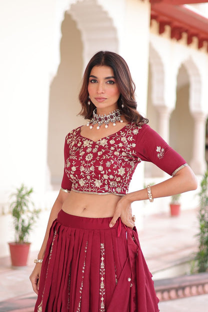 Vichitra Silk Wedding Choli