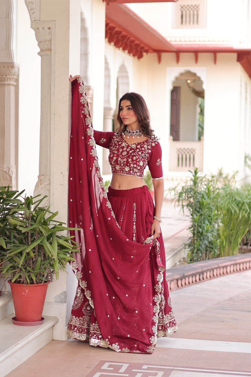 Vichitra Silk Wedding Choli