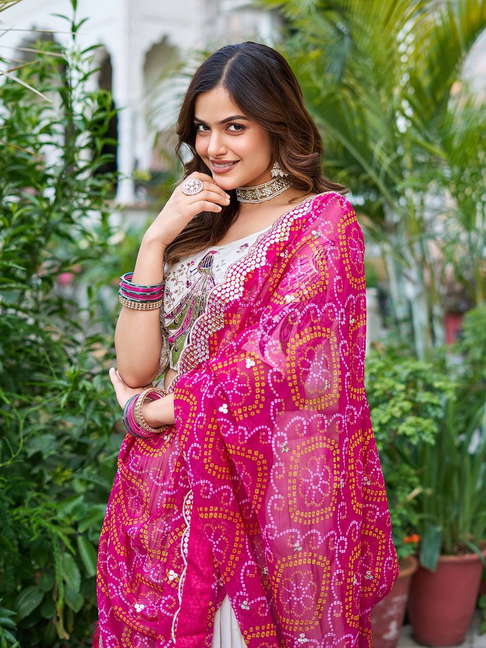 Tissue Silk Chaniya Choli