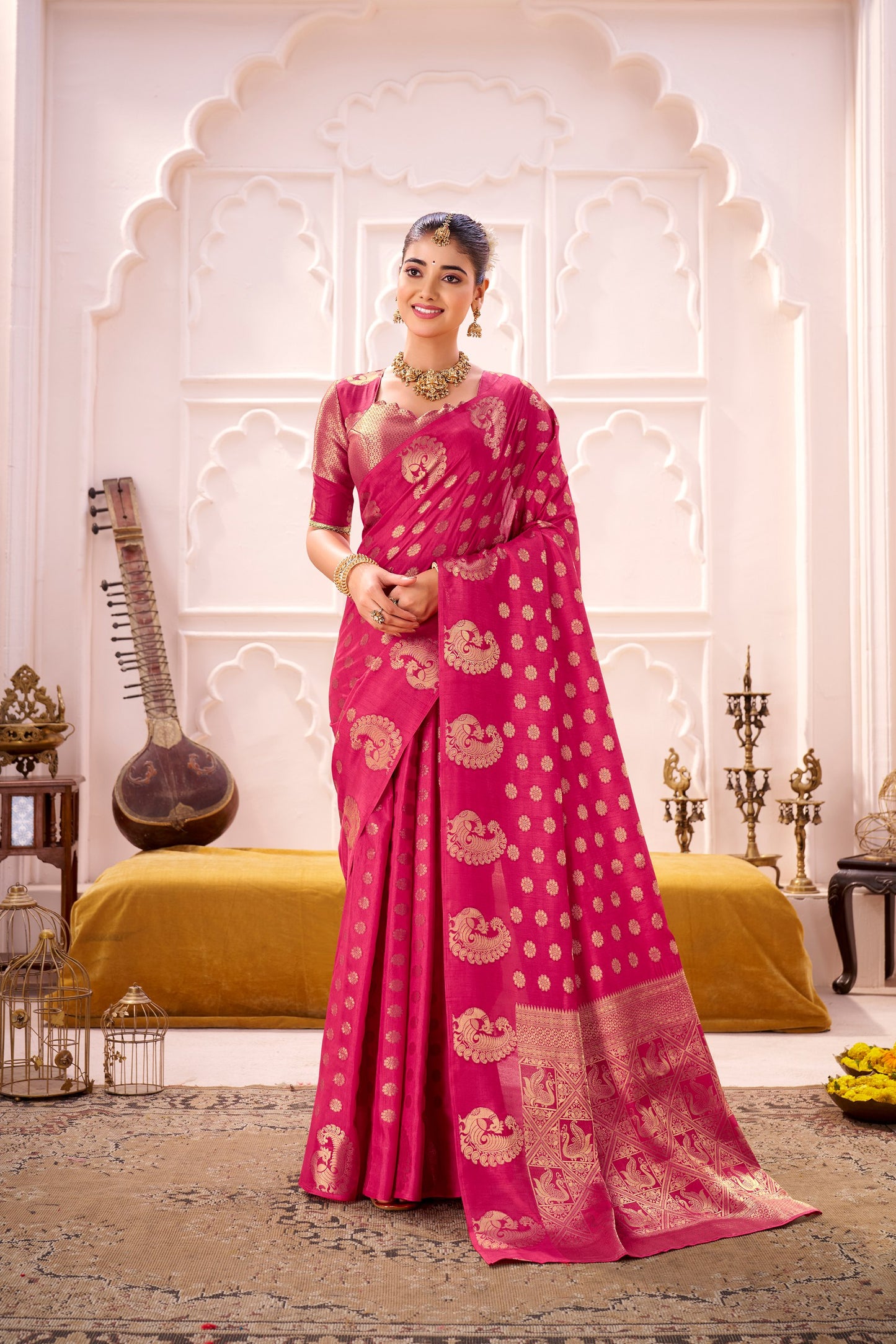 Roop Silk woven Saree