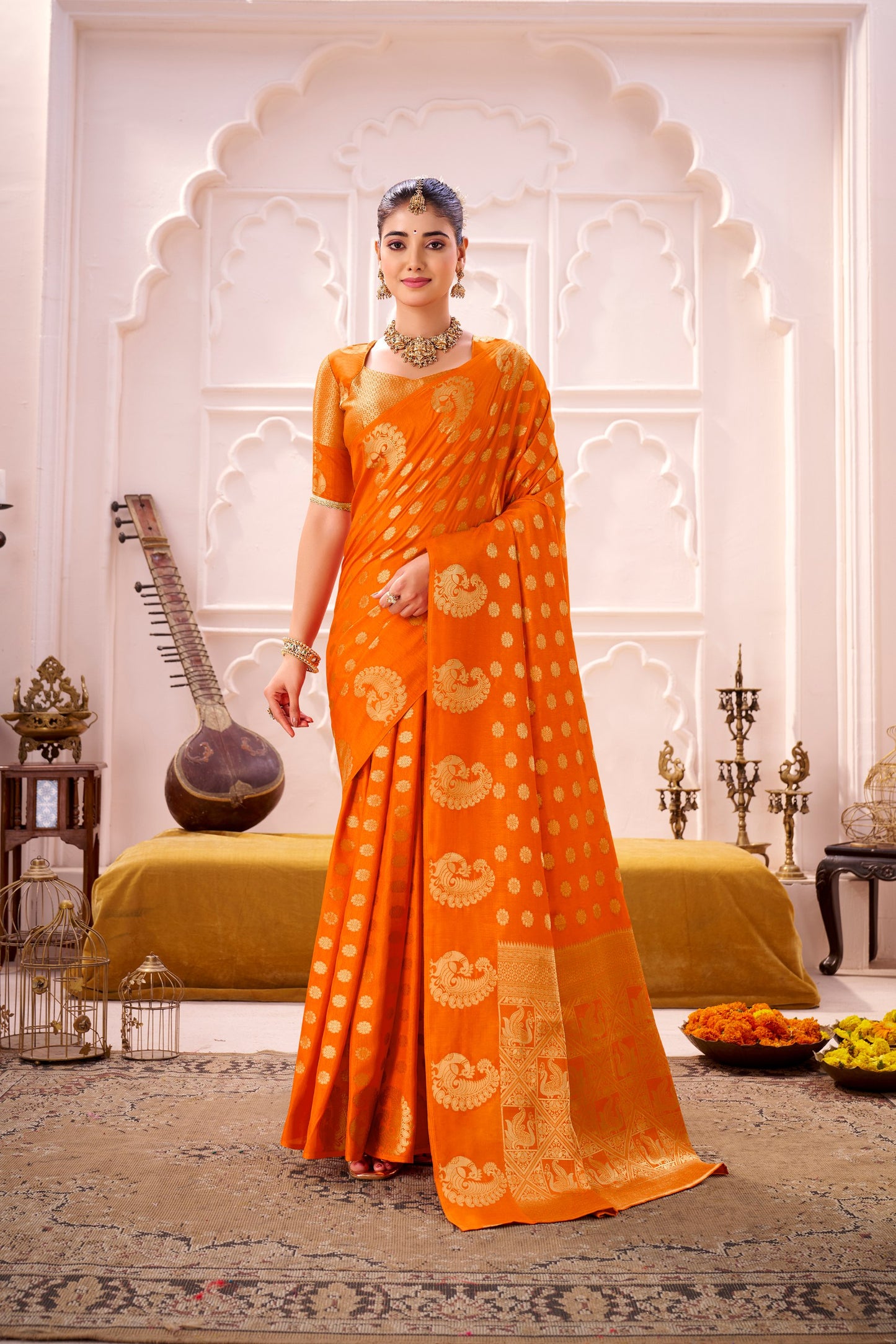 Roop Silk woven Saree