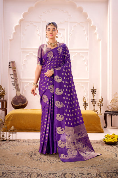 Roop Silk woven Saree