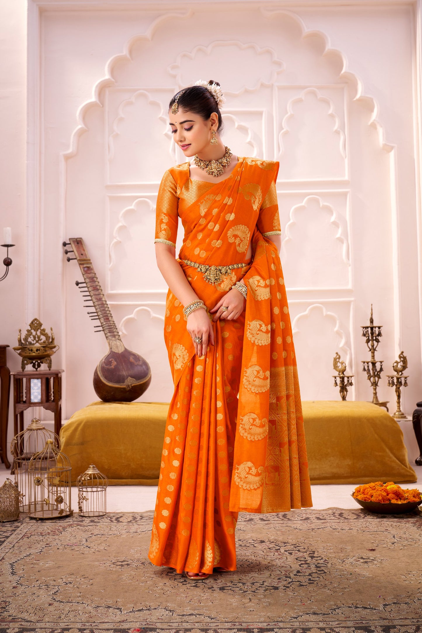 Roop Silk woven Saree