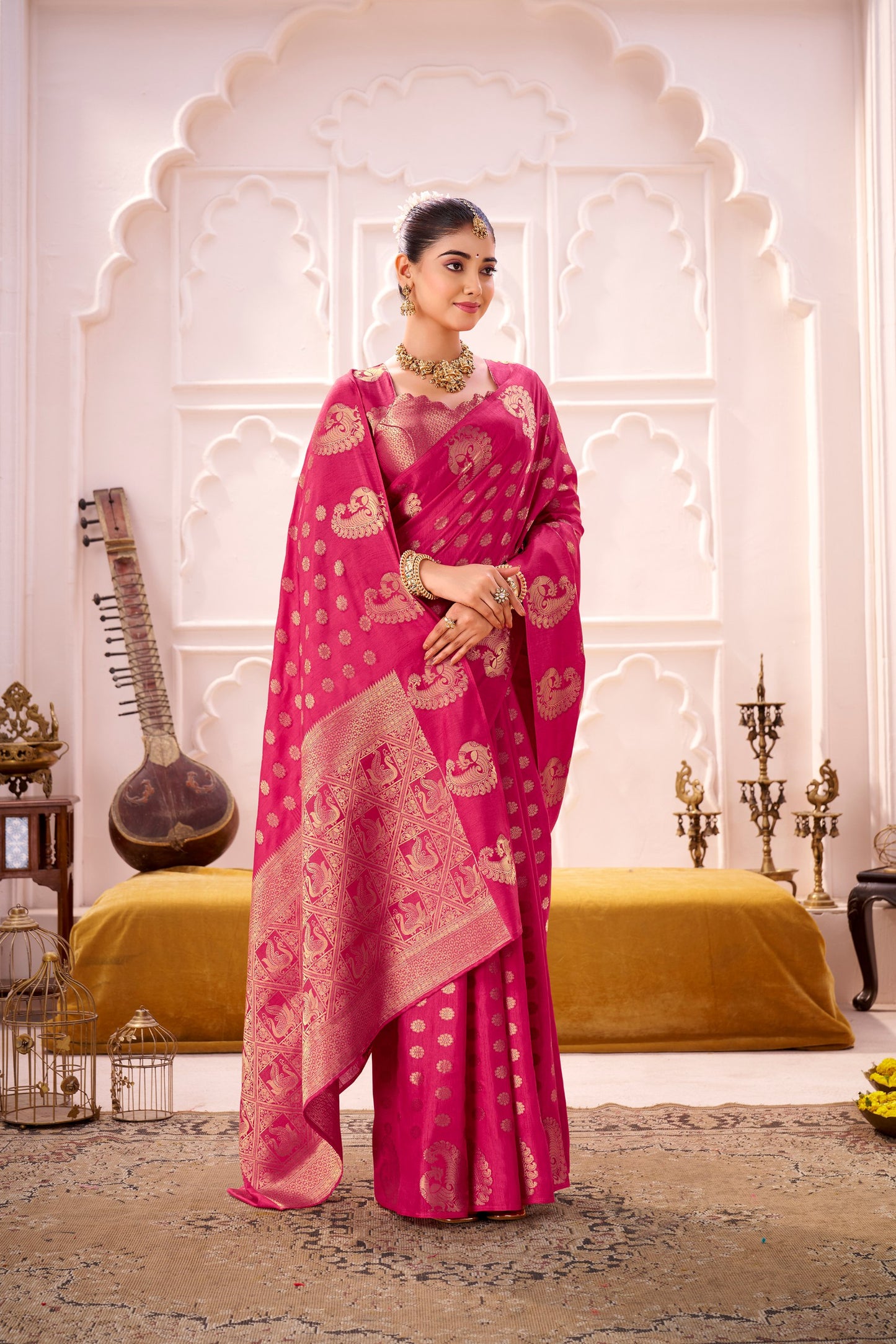 Roop Silk woven Saree