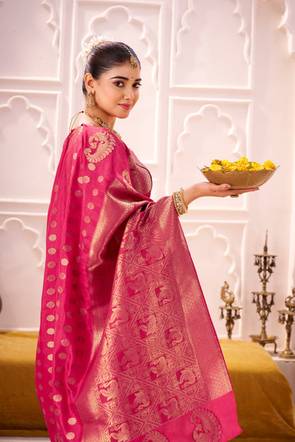 Roop Silk woven Saree