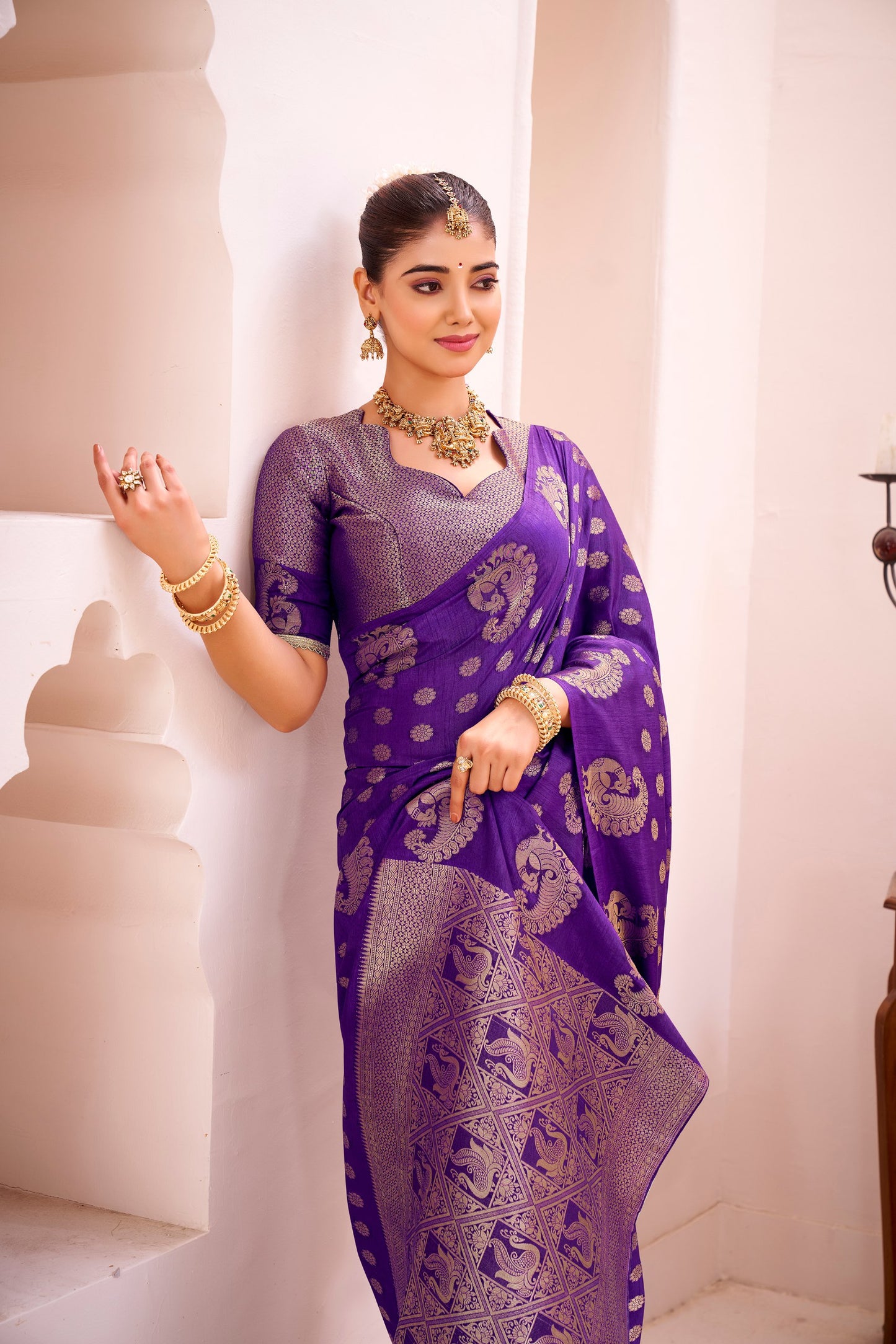 Roop Silk woven Saree