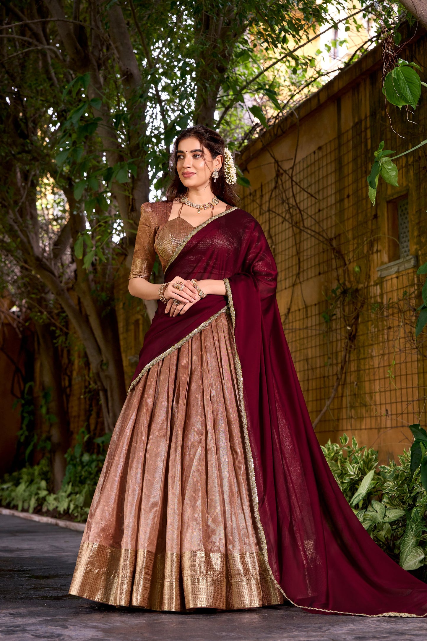 South Indian Style Lehenga