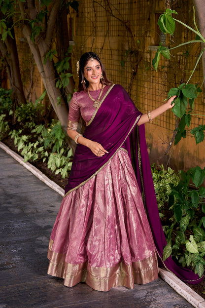 South Indian Style Lehenga