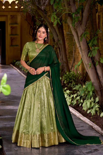 South Indian Style Lehenga